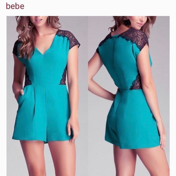 Bebe romper short dress. - Picture 1 of 4
